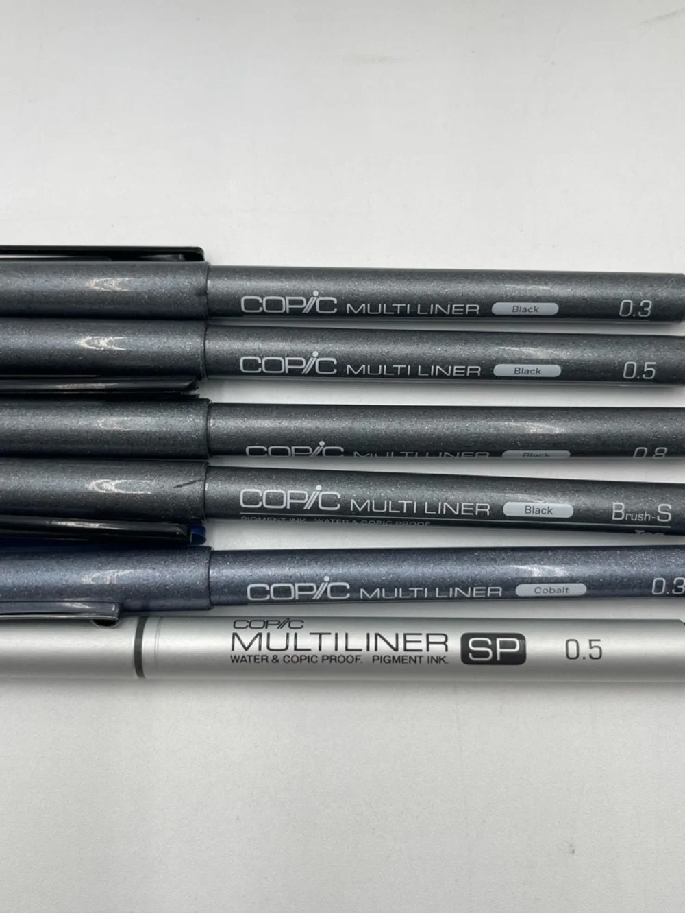 Copic Sketch Ciao Multiliner Markers Lot of 53 Assorted Colors Art Pens w/case